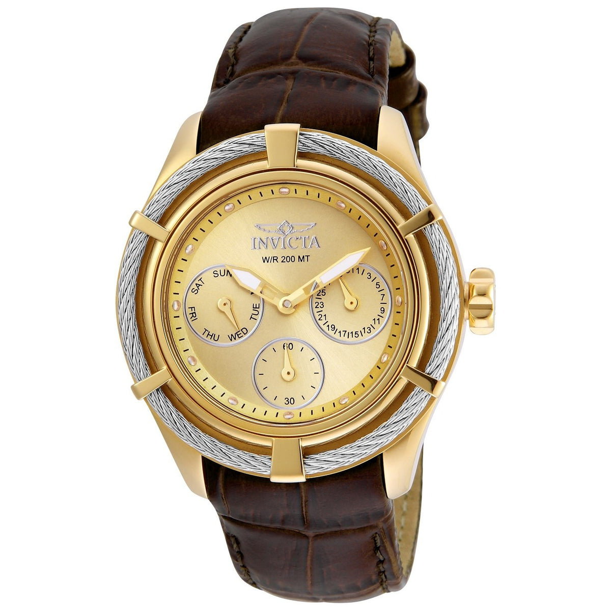 Invicta Women&#39;s 24458 Bolt Brown Leather Watch