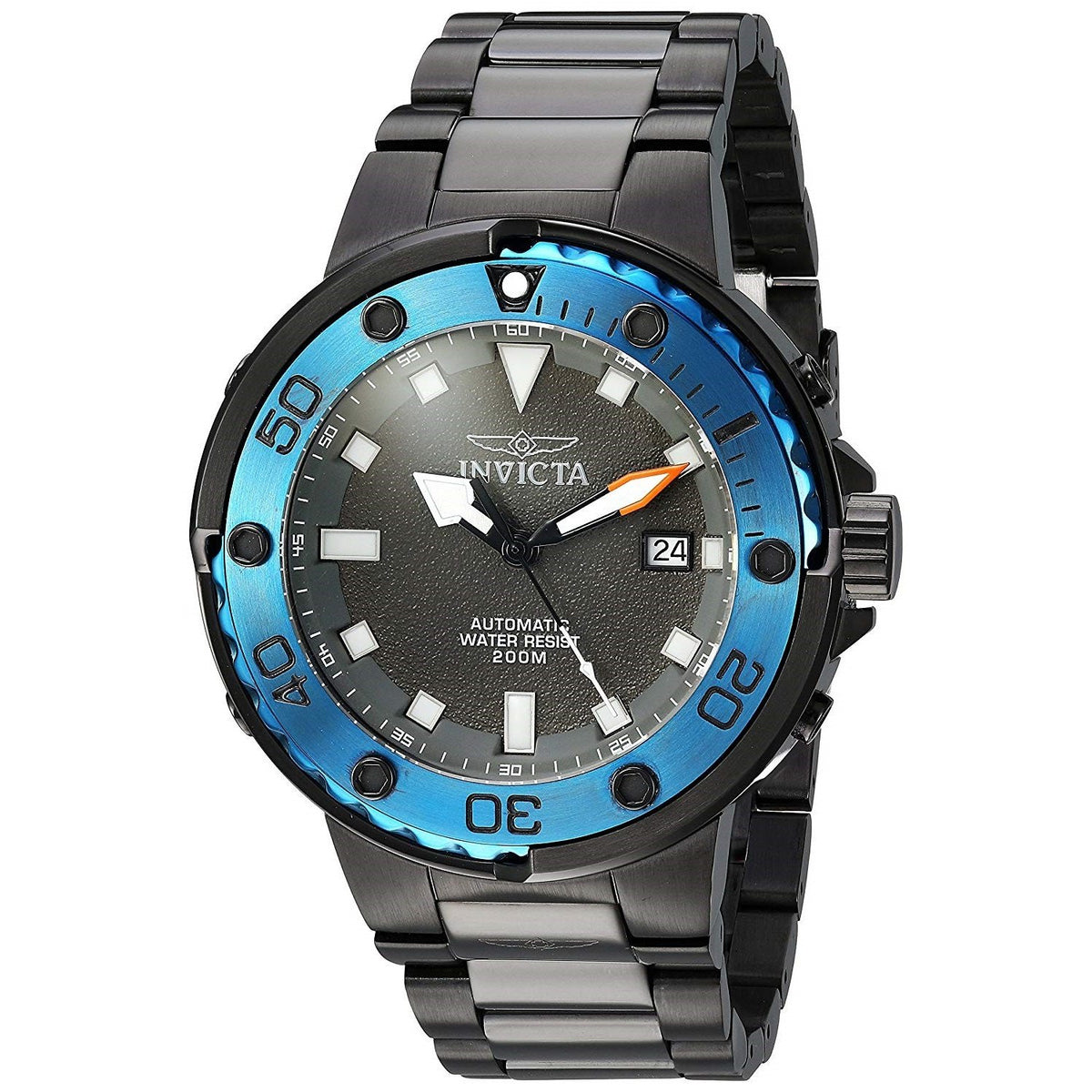 Invicta Men's 24466 Pro Diver Automatic  Black Stainless Steel Watch