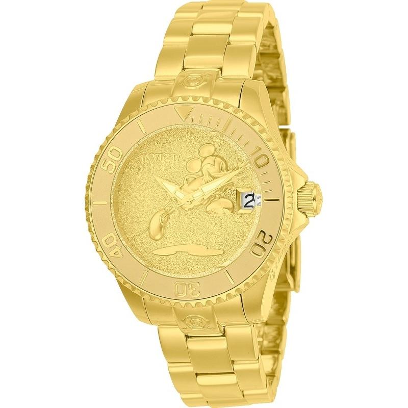 Invicta Women's 24533 Disney Mickey Mouse Automatic Gold-tone Stainless Steel Watch