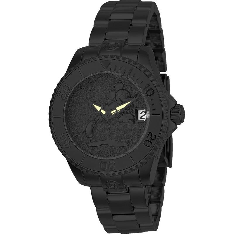 Invicta Women's 24534 Disney Mickey Mouse Automatic Black Stainless Steel Watch
