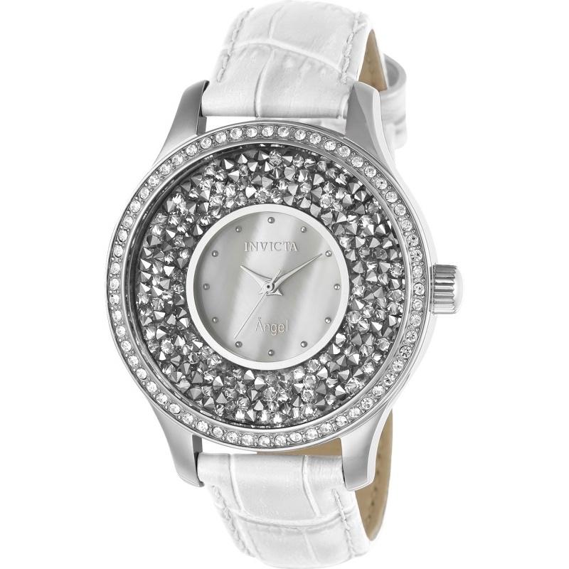 Invicta Women's 24591 Angel White Leather Watch