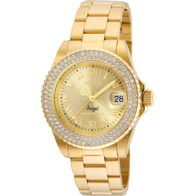 Invicta Women&#39;s 24614 Angel Gold-Tone Stainless Steel Watch