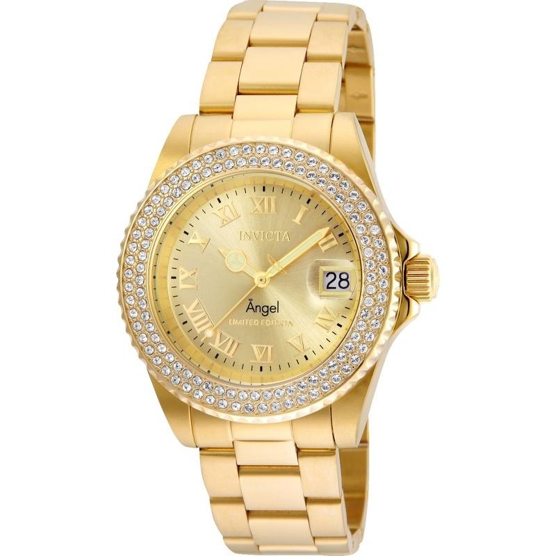 Invicta Women&#39;s 24614 Angel Gold-Tone Stainless Steel Watch