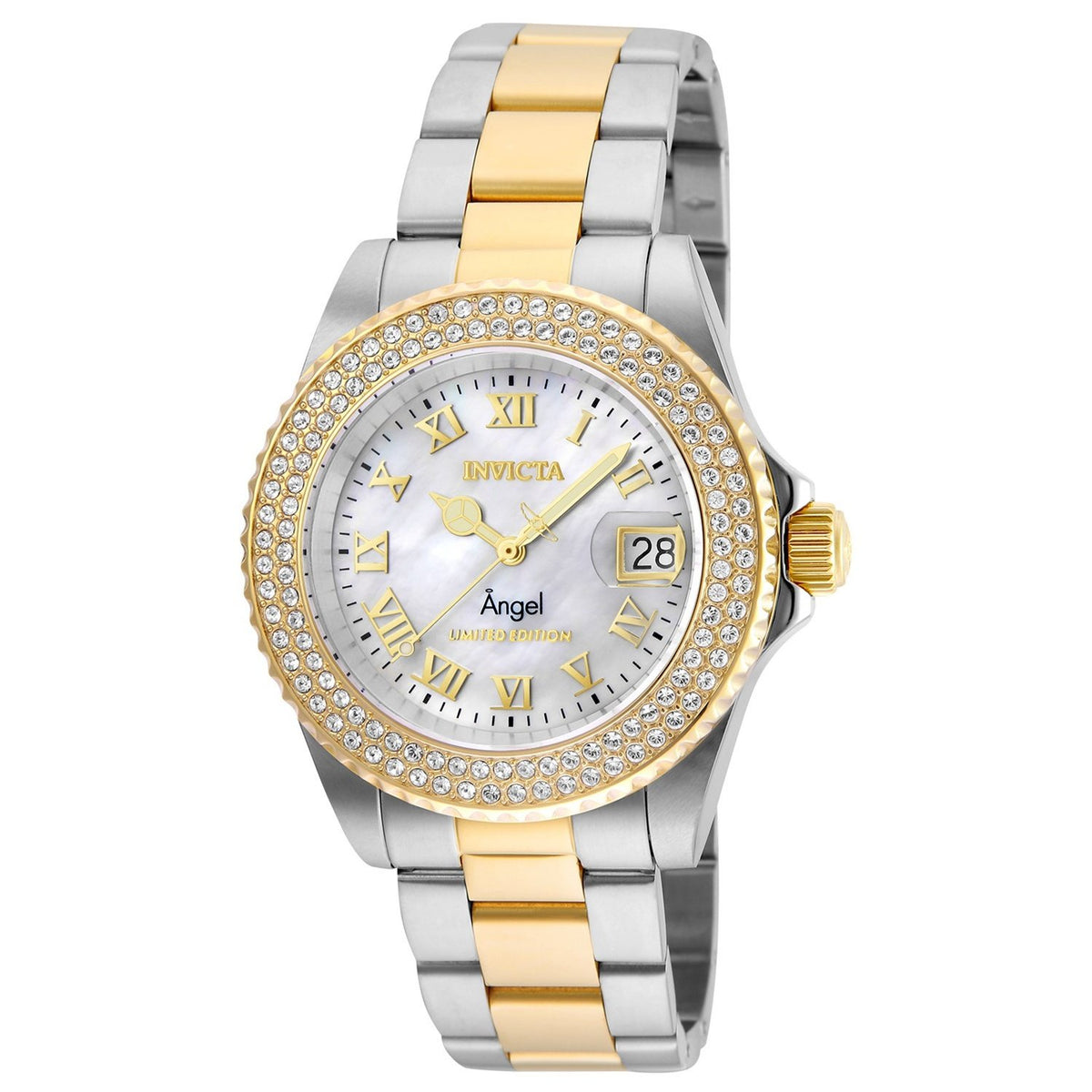 Invicta Women&#39;s 24616 Angel Gold-Tone and Silver Stainless Steel Watch