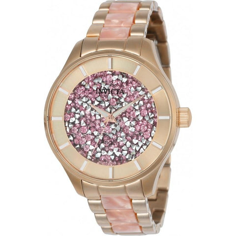 Invicta Women's 24663 Angel Rose-Tone Stainless Steel Watch