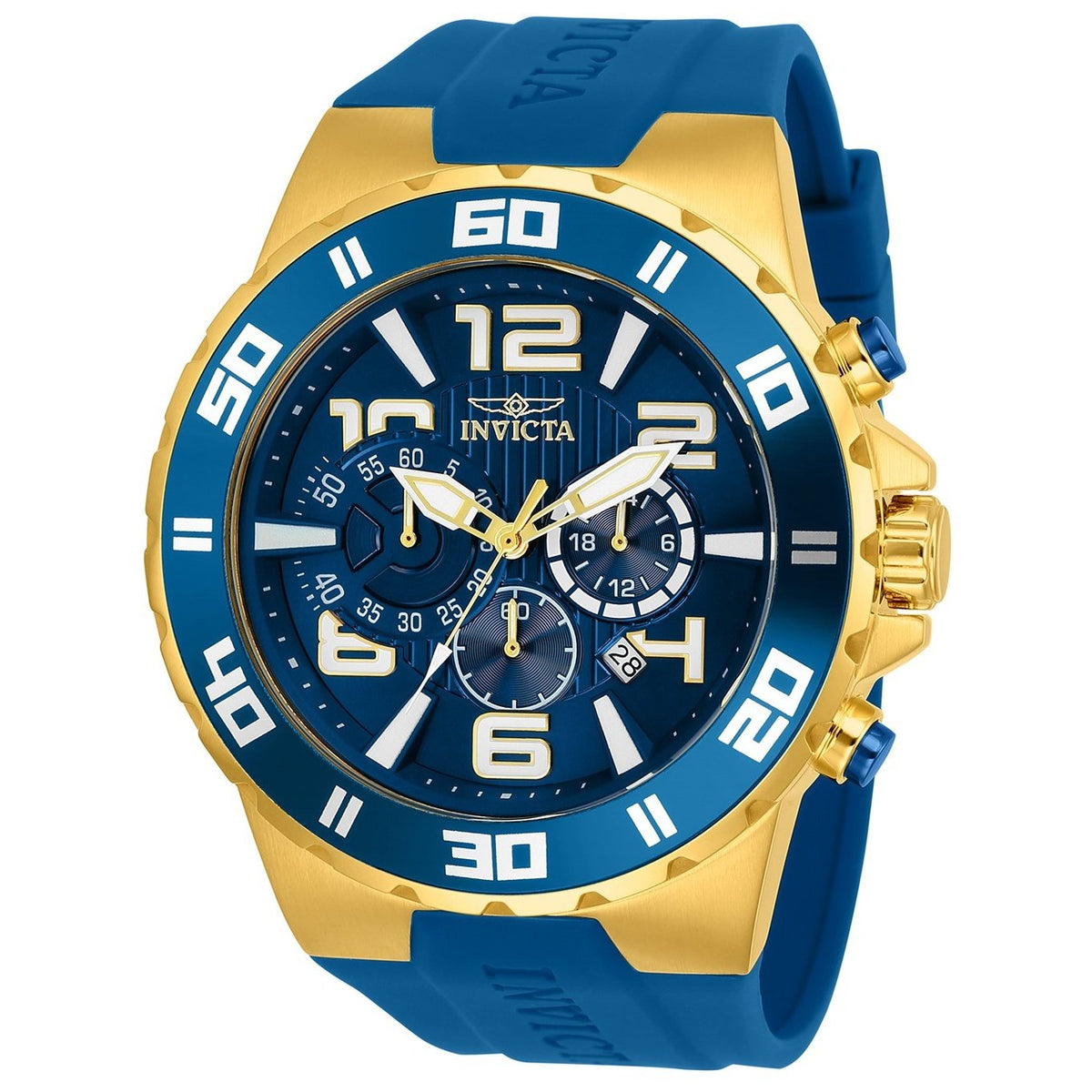 Invicta Men&#39;s 24670 Pro Diver Blue Polyurethane Watch