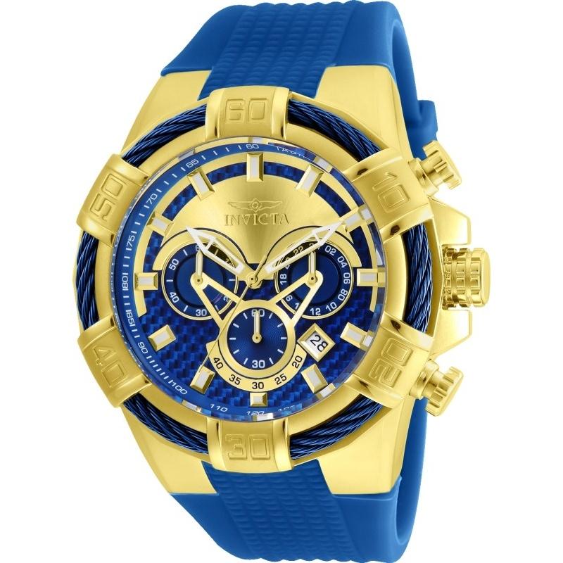 Invicta Men&#39;s 24698 Bolt Blue Silicone Watch