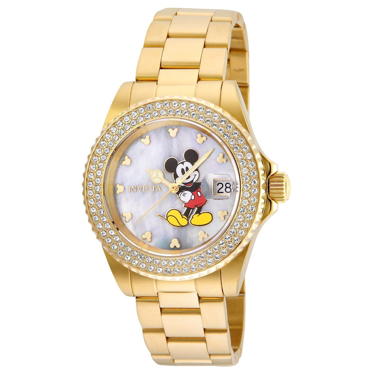 Invicta Women's 24751 Disney Mickey Mouse Gold-Tone Stainless Steel Watch