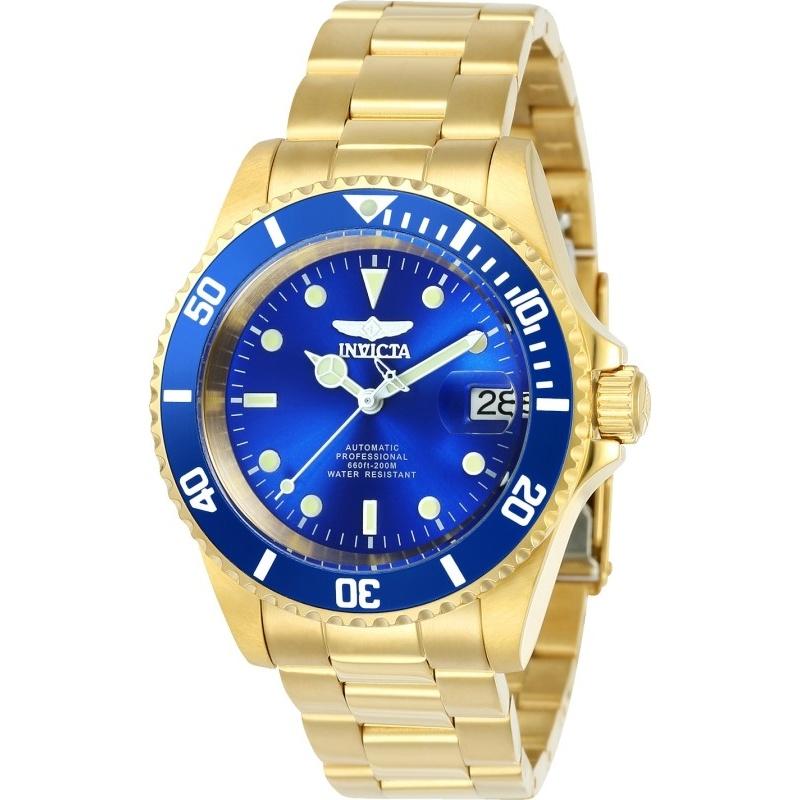 Invicta Men&#39;s 24763 Pro Diver Automatic Gold-Tone Stainless Steel Watch