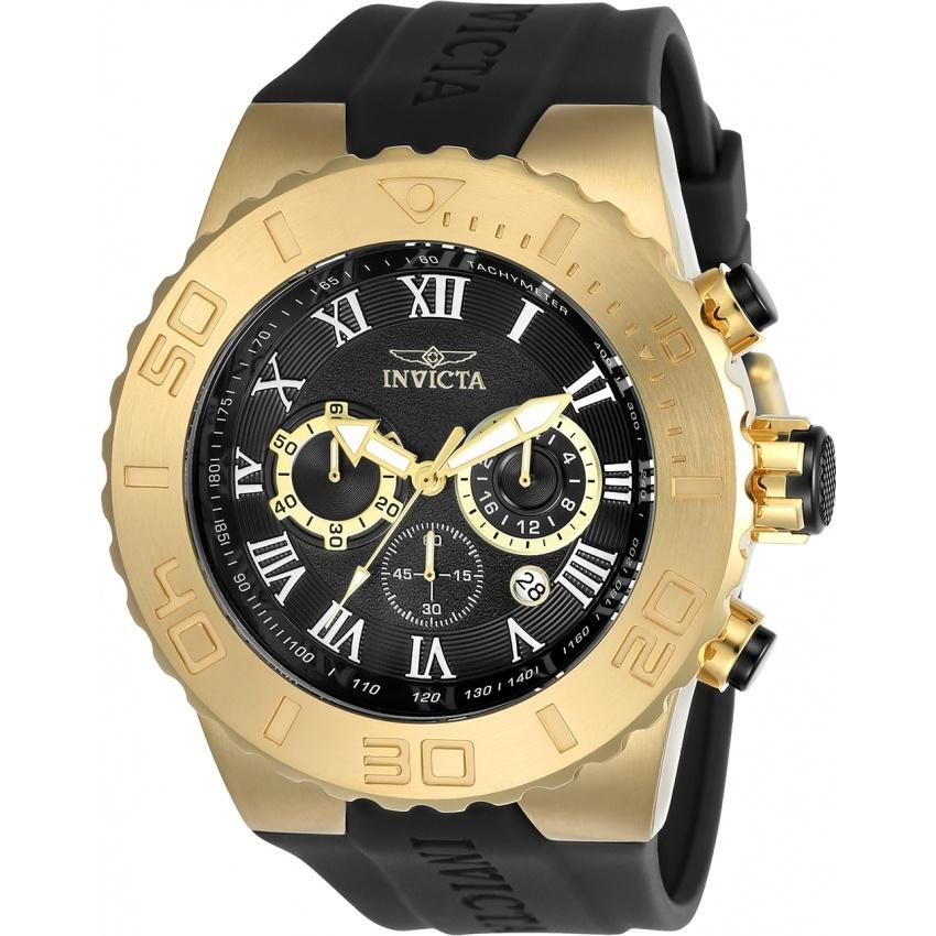 Invicta Men&#39;s 24777 Pro Diver Gold-Tone Polyurethane Watch