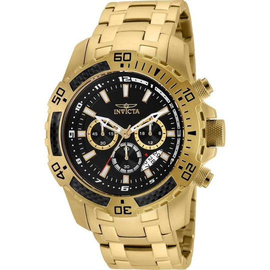 Invicta Men's 24855 Pro Diver Scuba Gold-Tone Stainless Steel Watch