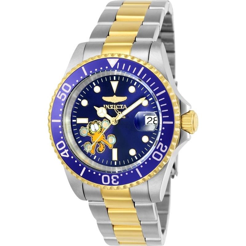 Invicta Men&#39;s 24862 Character Garfield Automatic Gold-tone and Silver Stainless Steel Watch
