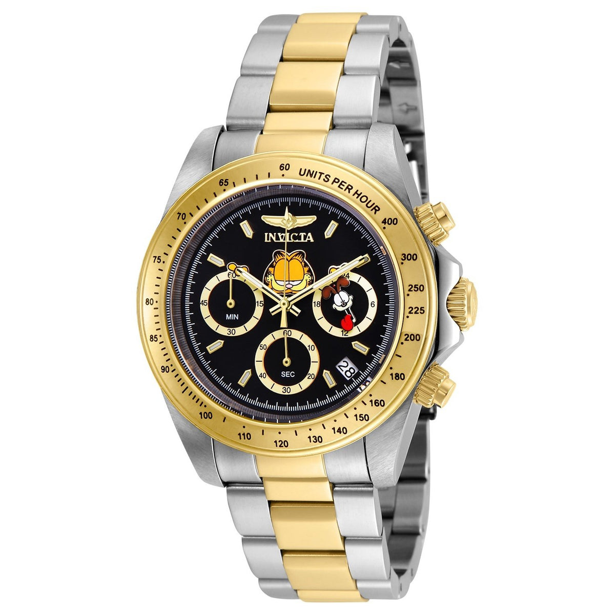 Invicta Men's 24890 Character Garfield Gold-tone and Silver Stainless Steel Watch