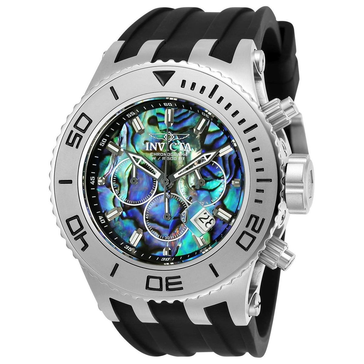 Invicta Men's 25013 Subaqua Black and Silver Stainless Steel Watch