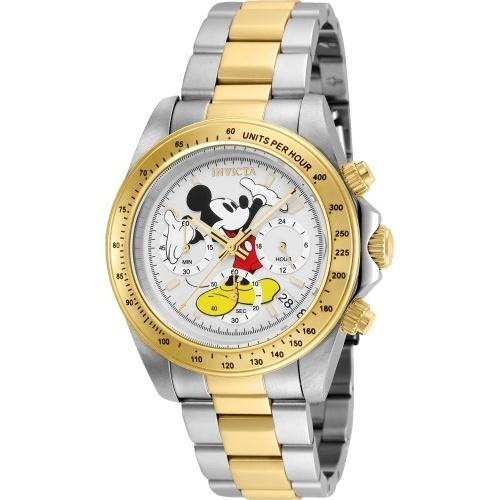Invicta Men's 25193 Disney Mickey Mouse Gold-Tone and Silver Stainless Steel Watch