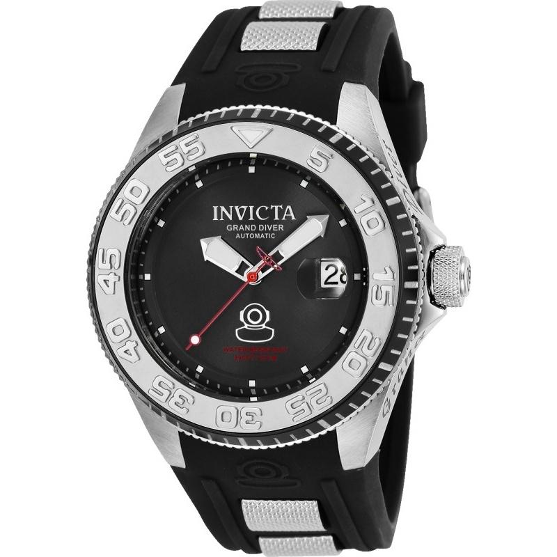 Invicta Men&#39;s 25253 Pro Diver Automatic Black Silicone Watch