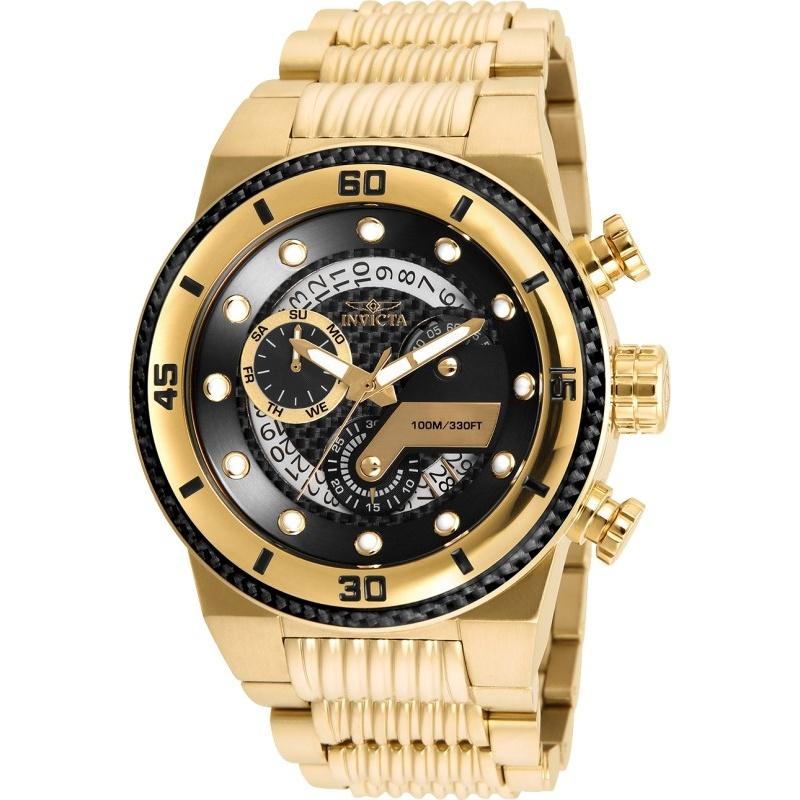Invicta Men&#39;s 25282 S1 Rally Gold-Tone Polyurethane Watch