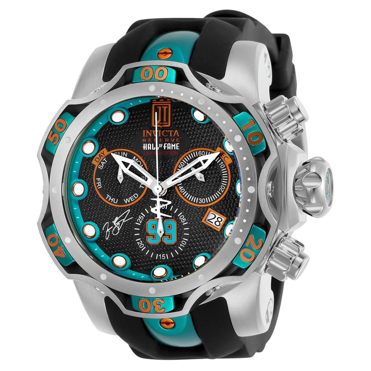 Invicta Men's 25305 Jason Taylor Excursion Black Stainless Steel Watch