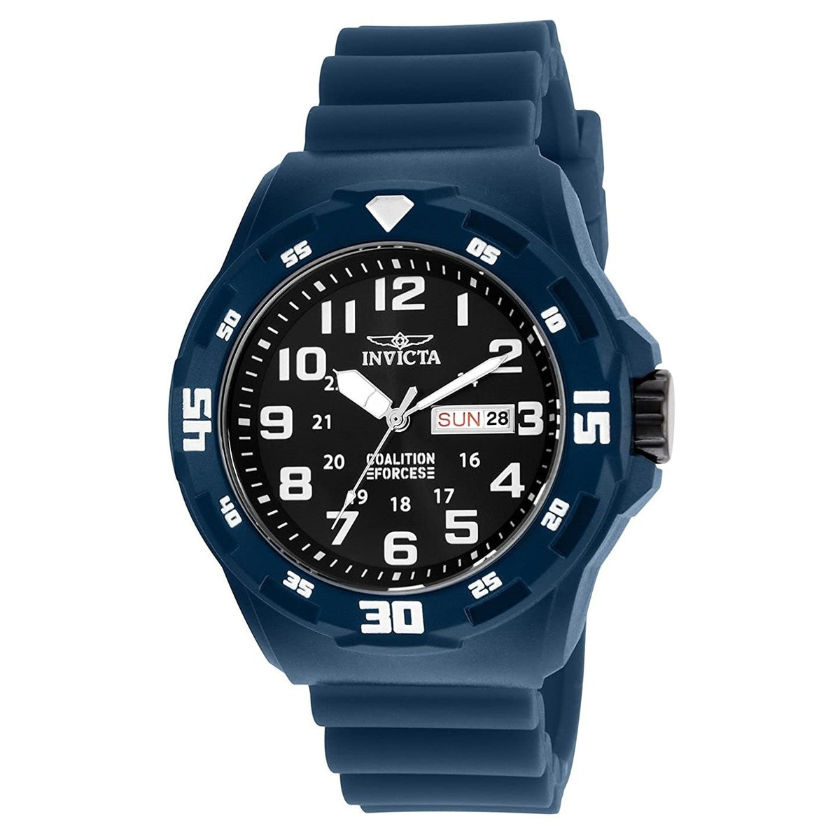 Invicta Men&#39;s 25324 Coalition Forces Blue Silicone Watch