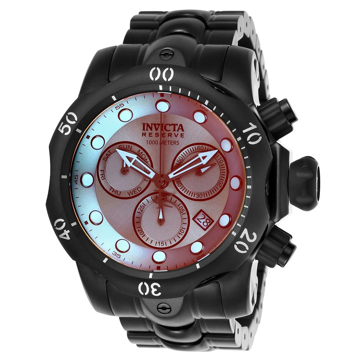 Invicta Men&#39;s 25417 Reserve Venom Black Stainless Steel Watch