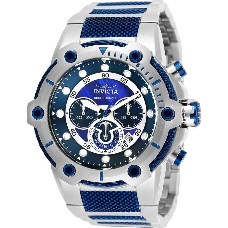 Invicta Men&#39;s 25462 Bolt Blue and Silver Stainless Steel Watch