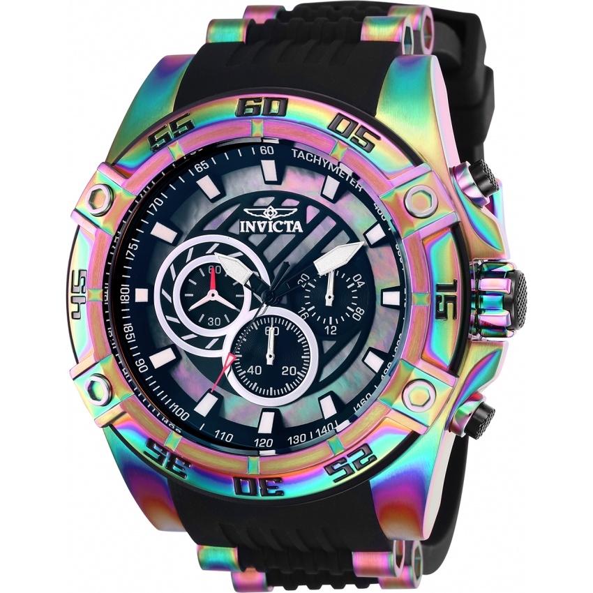 Invicta Men's 25511 Speedway Black Polyurethane and Stainless Steel Watch