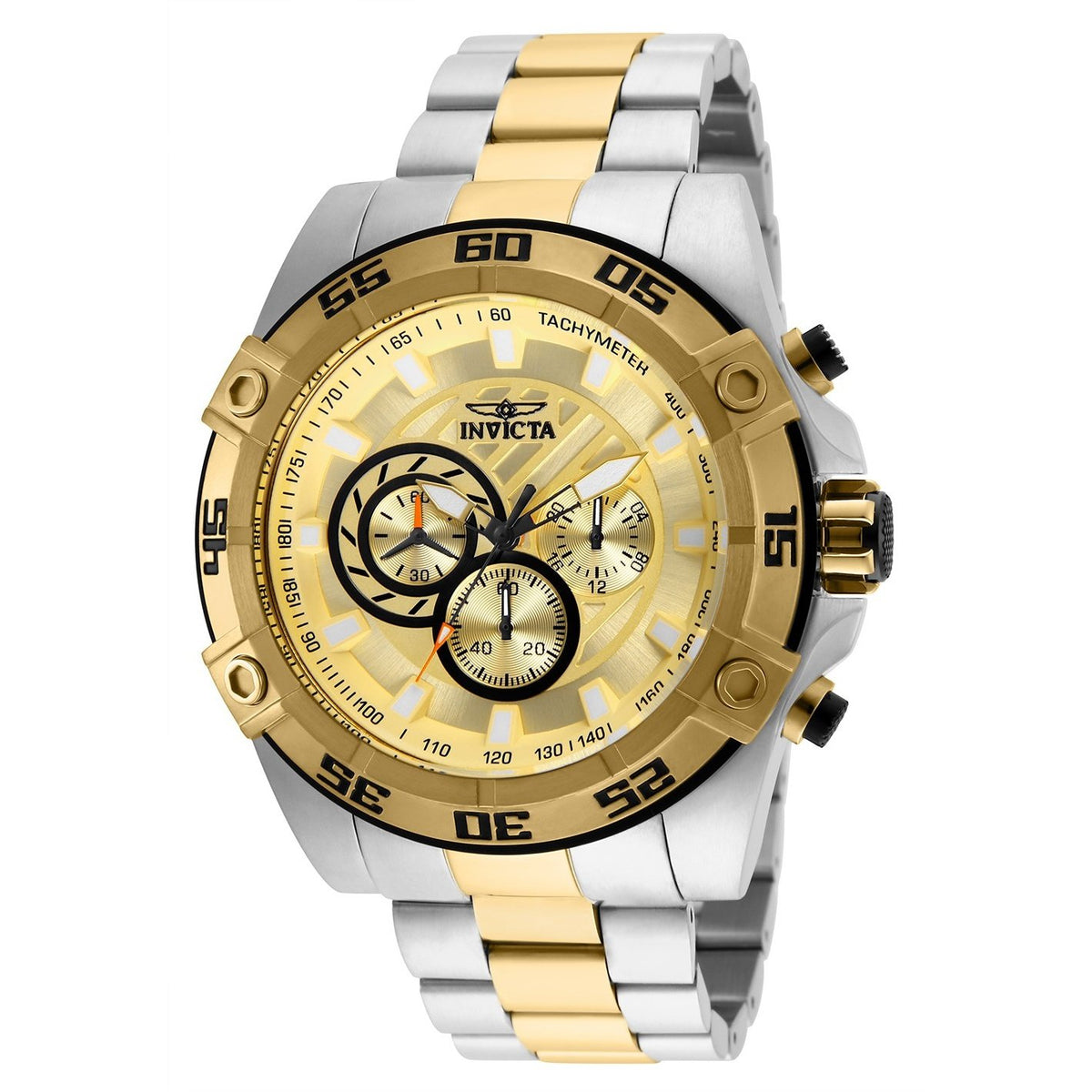 Invicta Men&#39;s 25537 Speedway Gold-tone and Silver Stainless Steel Watch