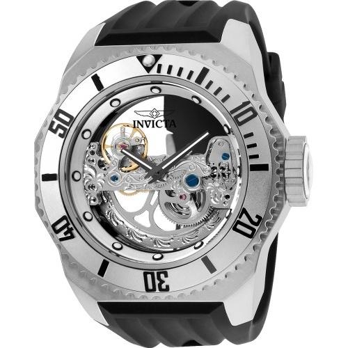 Invicta Men's 25611 Russian Diver Automatic Black Silicone Watch