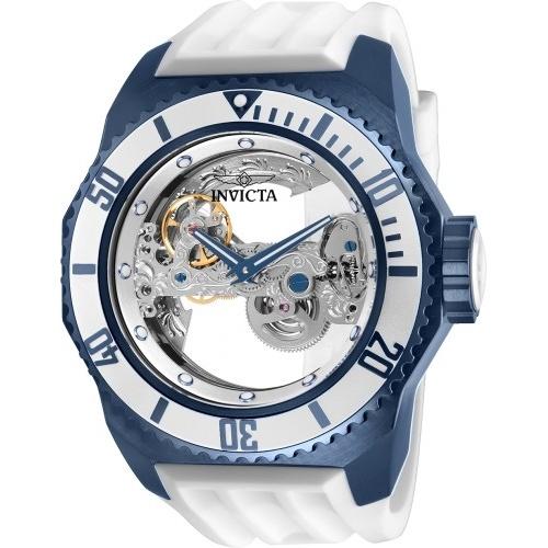 Invicta Men&#39;s 25627 Russian Diver Automatic White Silicone Watch