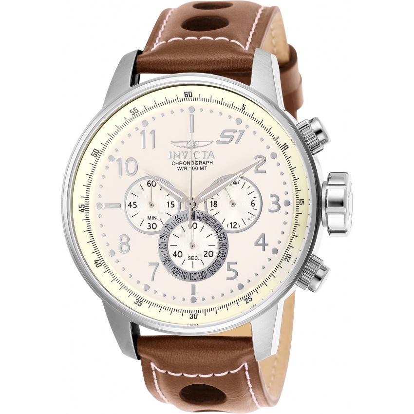 Invicta Men's 25724 S1 Rally Brown Leather Watch