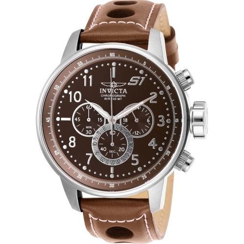 Invicta Men&#39;s 25726 S1 Rally Brown Leather Watch