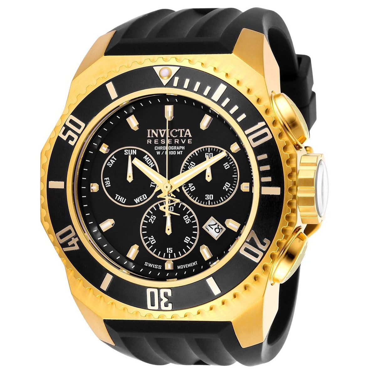 Invicta Men&#39;s 25731 Russian Diver Black Silicone Watch