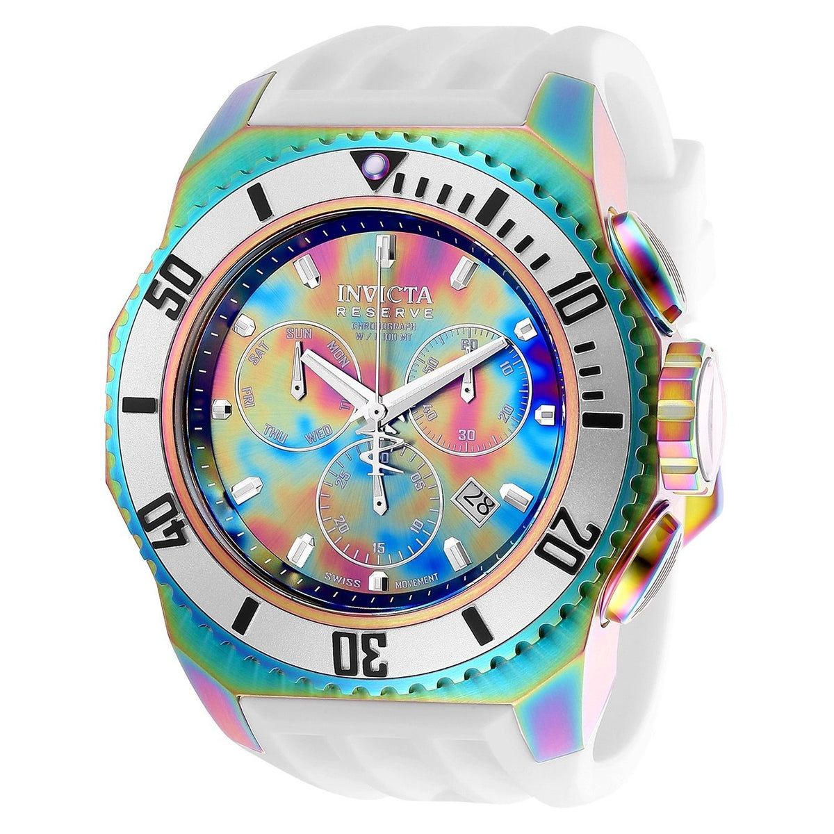 Invicta Men's 25735 Russian Diver White Silicone Watch