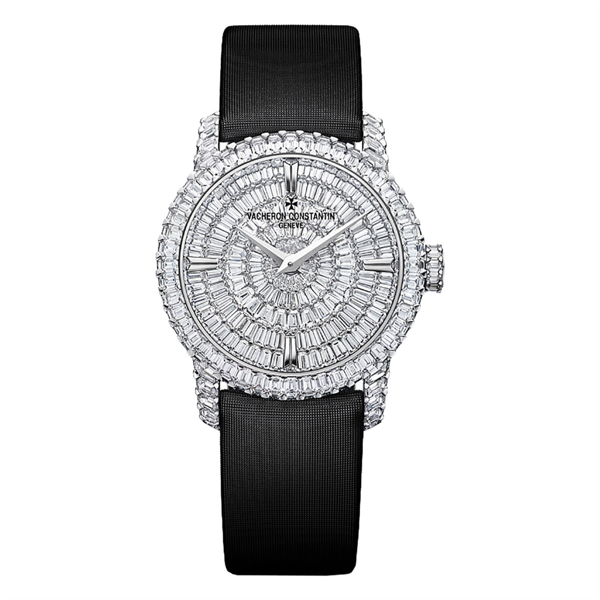 Vacheron Constantin Women's 25760-000G-9945 Traditionelle Black Satin Watch