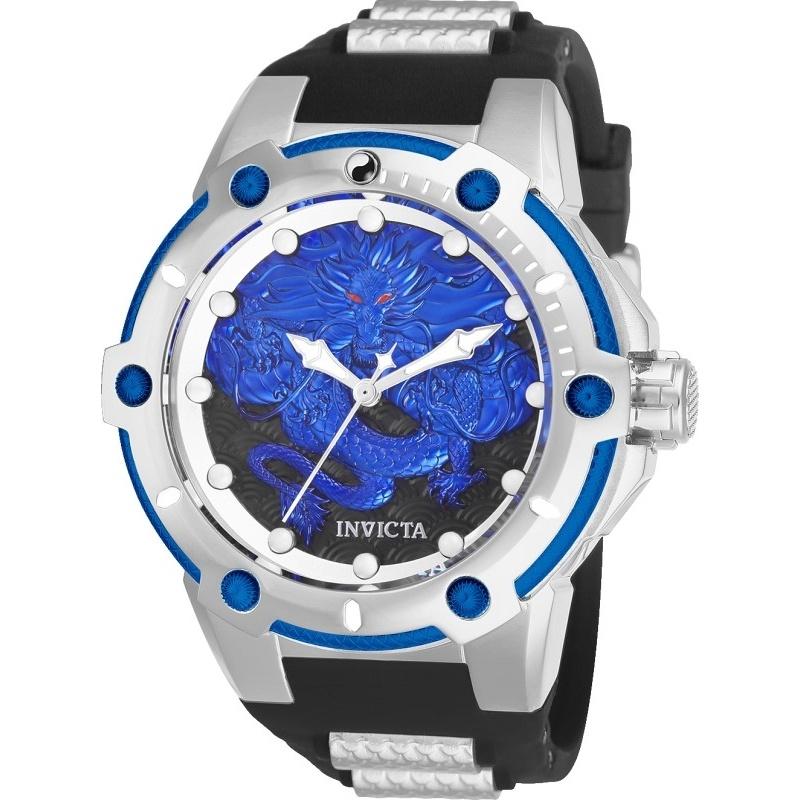Invicta Men&#39;s 25778 Speedway Deadpool Black and Silver Polyurethane and Stainless Steel Watch