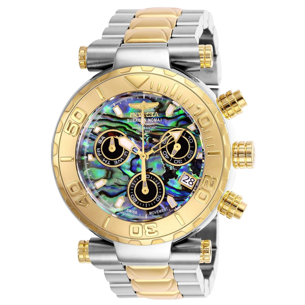 Invicta Men's 25805 Subaqua Gold-tone and Silver Stainless Steel Watch