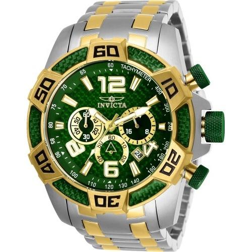 Invicta Men's 25857 Pro Diver Scuba Gold-Tone and Silver Stainless Steel Watch