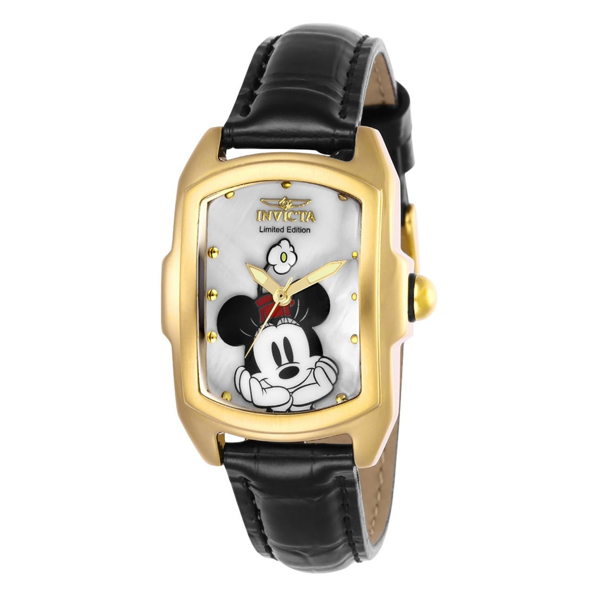 Invicta Women's 25897 Disney Black Leather Watch