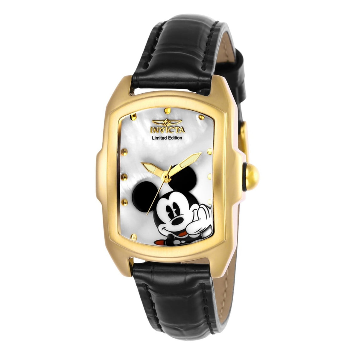 Invicta Women's 25898 Disney Black Leather Watch