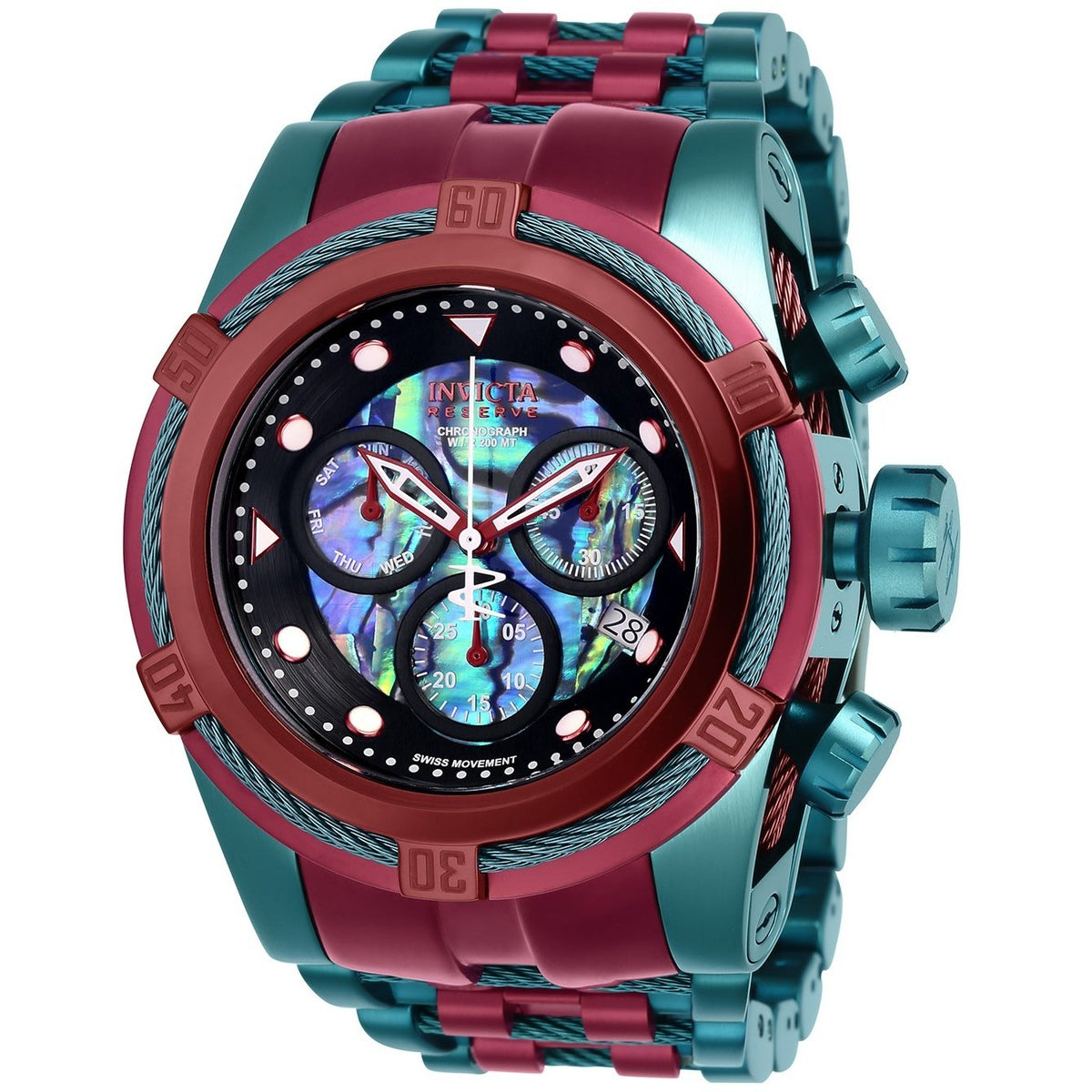 Invicta Men's 25918 Reserve Bolt Zeus Green Stainless Steel Watch