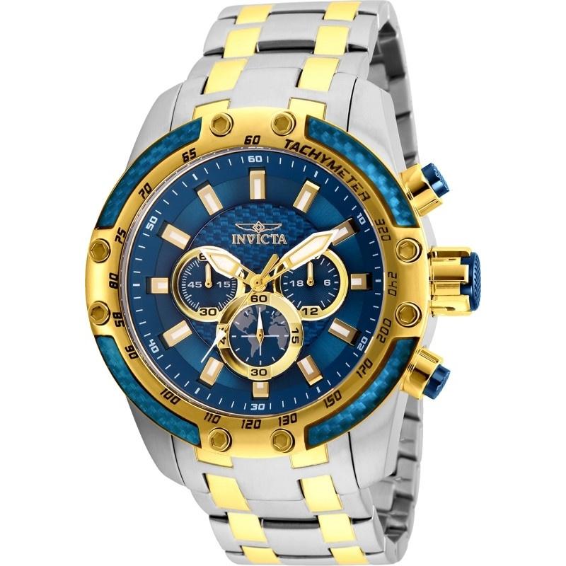 Invicta Men&#39;s 25947 Speedway Scuba Gold-Tone and Silver Stainless Steel Watch