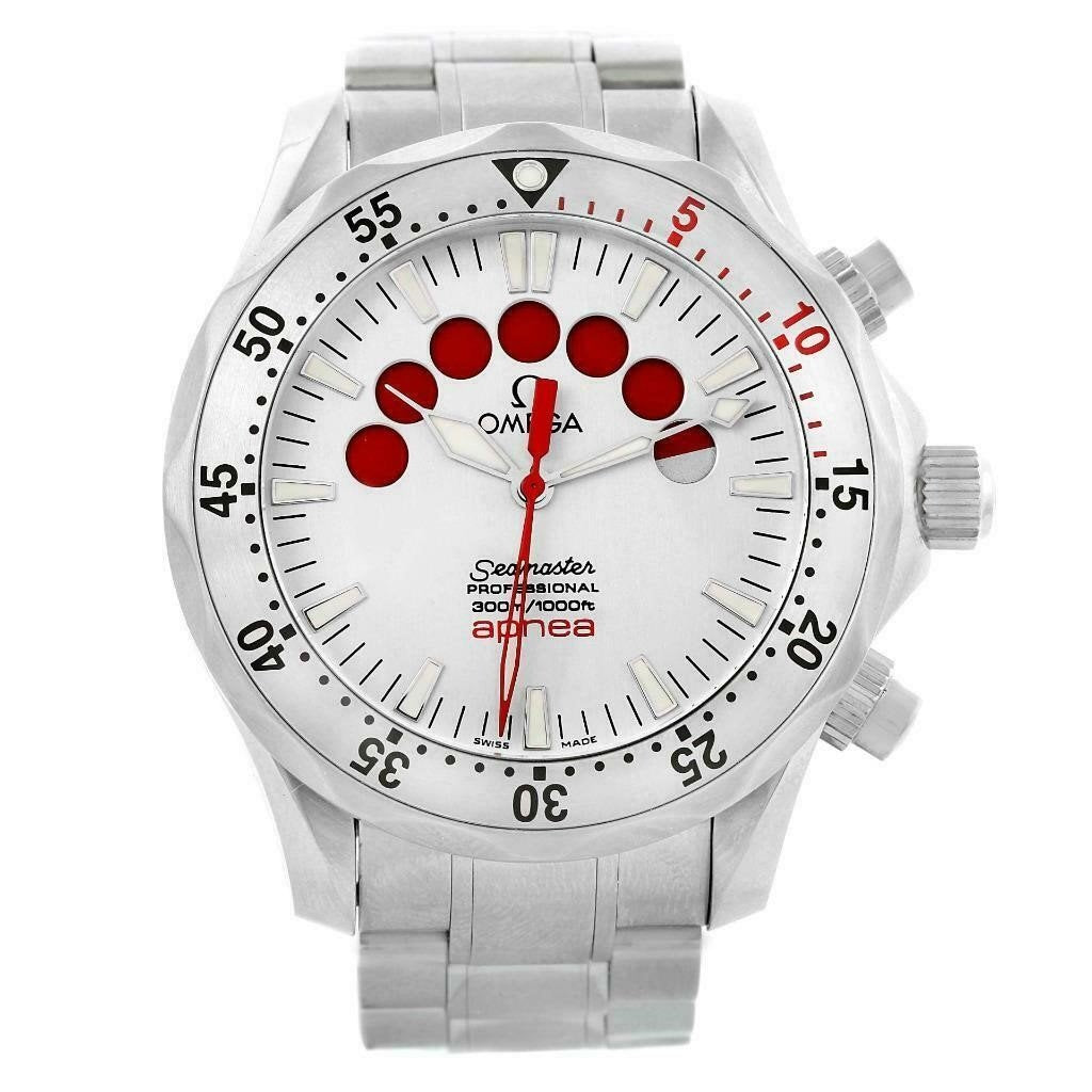 Omega Men&#39;s 2595.30.00 Seamaster Apnea Stainless Steel Watch