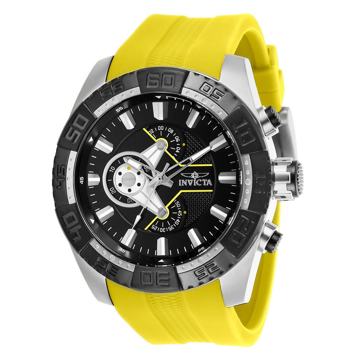 Invicta Men&#39;s 25993 Pro Diver Yellow Silicone Watch
