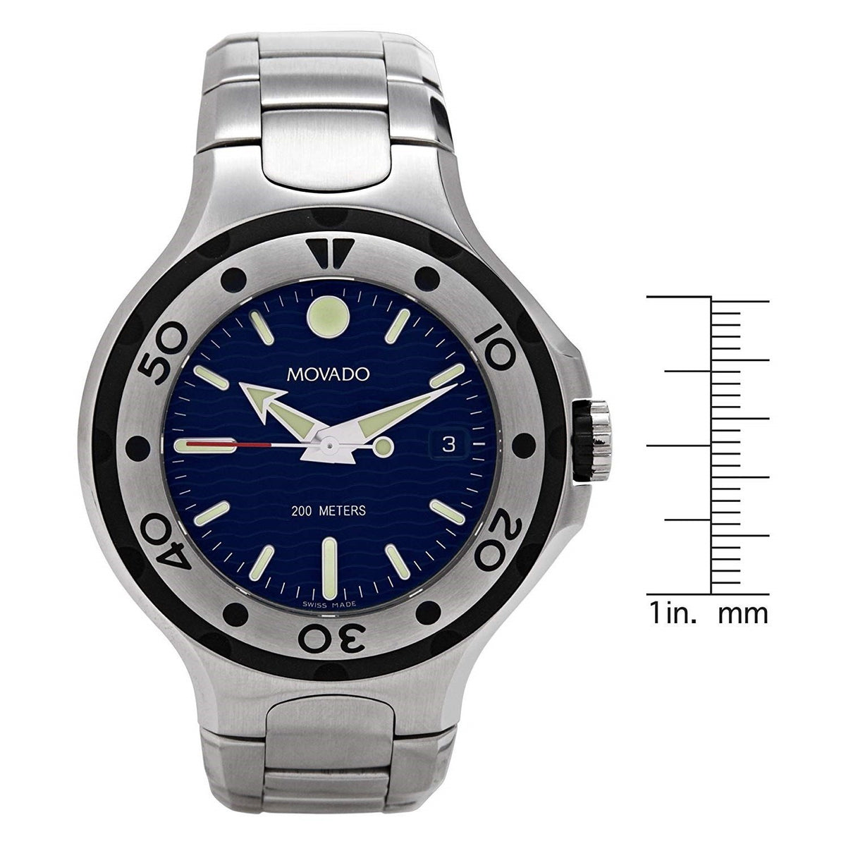 Movado Men&#39;s 2600006 Series 800 Stainless Steel Watch