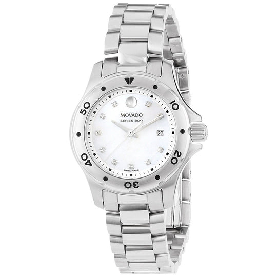 Movado Women's 2600078 Series 800 Diamond Stainless Steel Watch