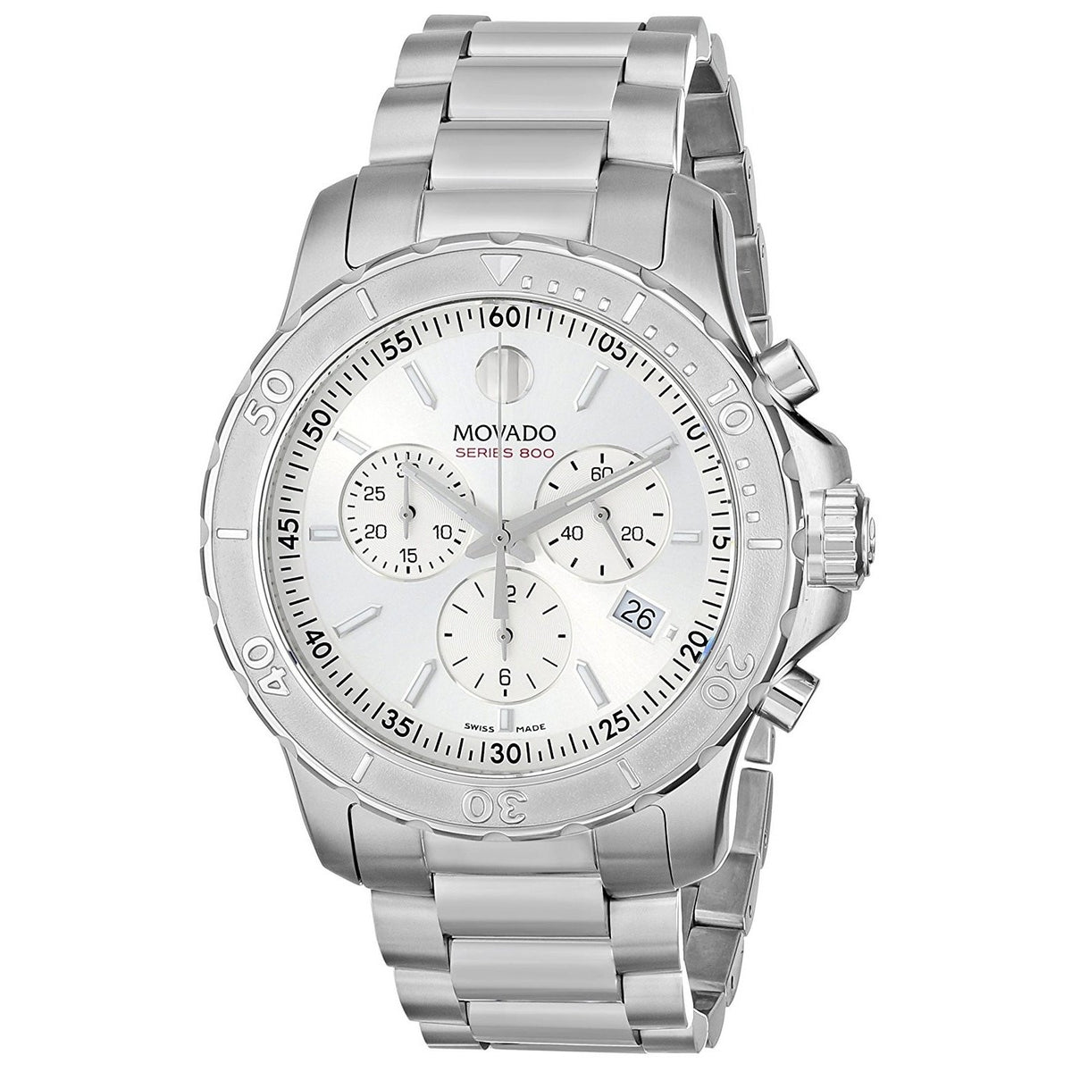 Movado Men's 2600111 800 Performance Chronograph Stainless Steel Watch