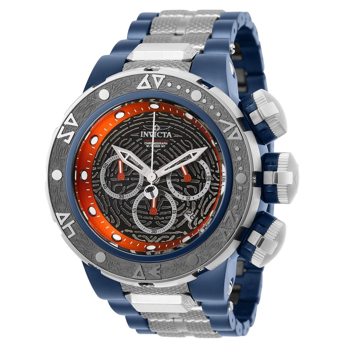 Invicta Men's 26005 Marvel Thor Blue and Gunmetal Inserts Stainless Steel Watch