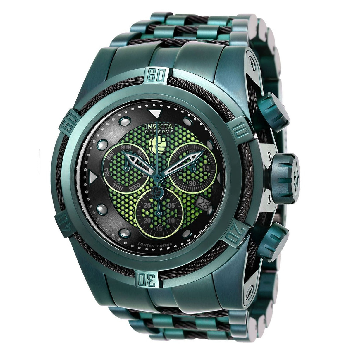 Invicta Men's 26013 Marvel Hulk Green Stainless Steel Watch