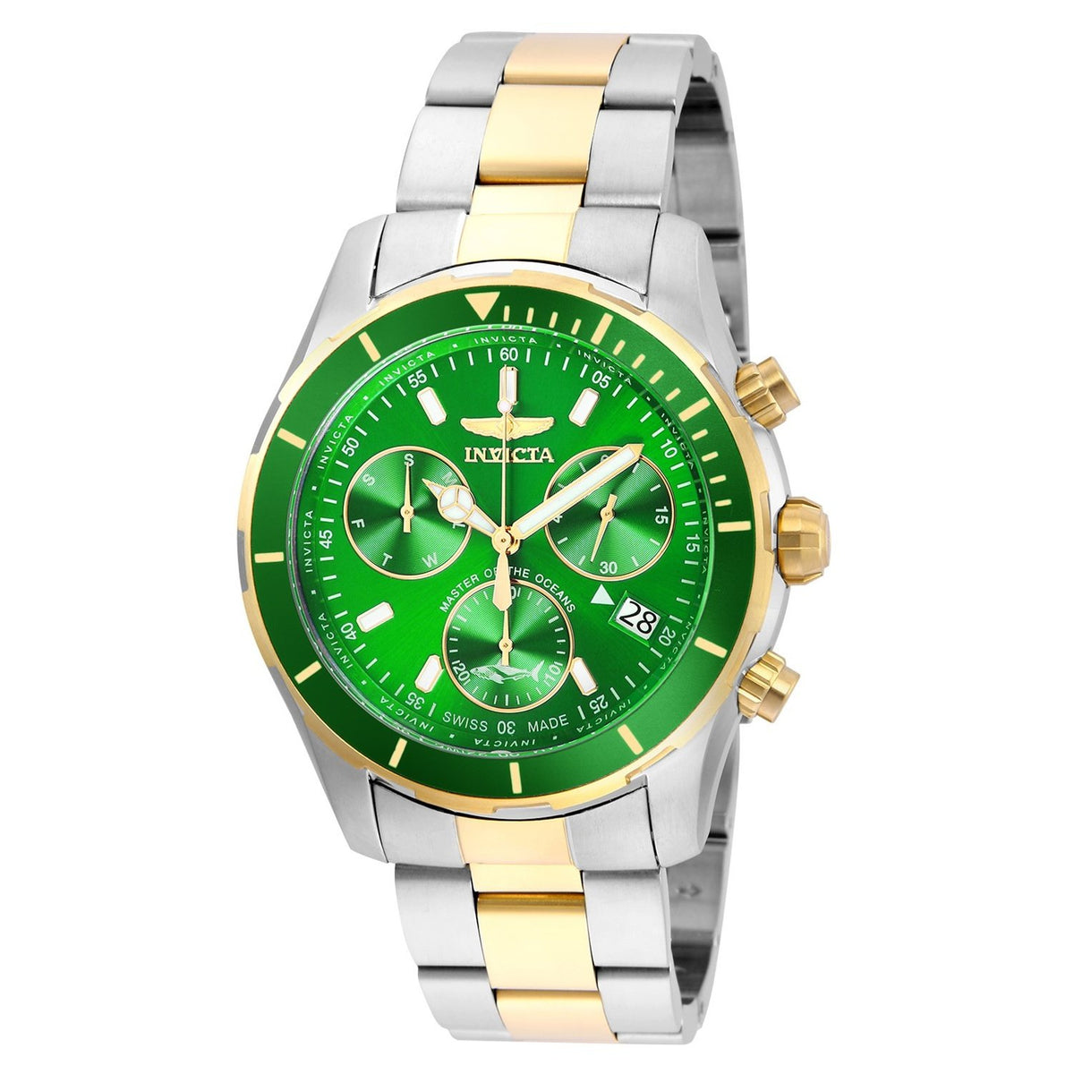 Invicta Men&#39;s 26059 Pro Diver Gold-Tone and Silver Stainless Steel Watch