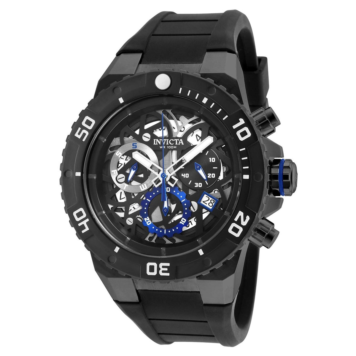 Invicta Men's 26072 Pro Diver Black Silicone Watch
